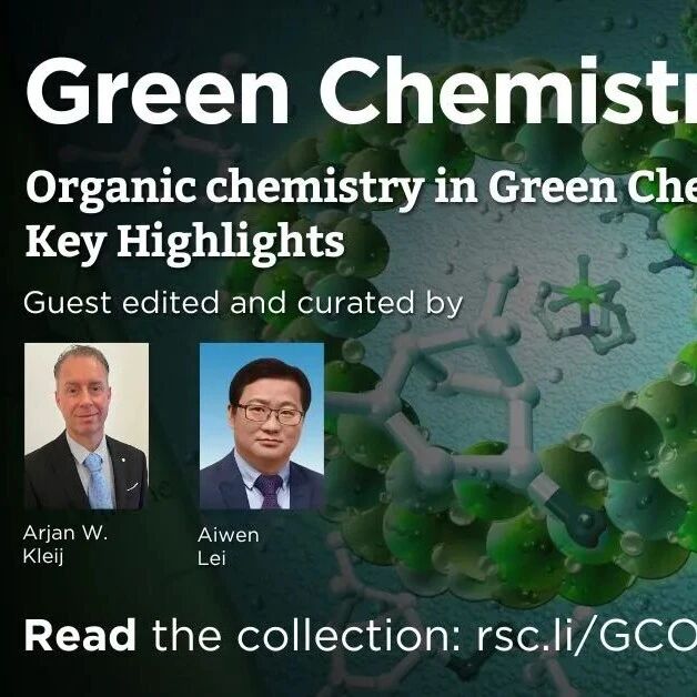 武汉大学雷爱文等客编: Green Chem 编辑精选 • 有机化学