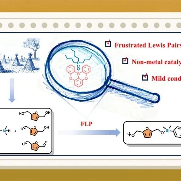 兰州大学潘效波ACS Catalysis：受阻路易斯酸碱对催化生物质呋喃衍生物逐步聚合生成线性聚硅醚