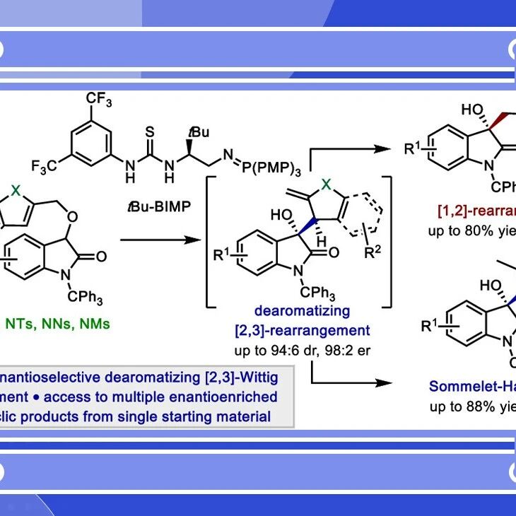 【JACS】催化对映选择性去芳香化[2,3]-Wittig重排反应实现[2,3]-、[1,2]-和Sommelet-Hauser型产物的发散性合成
