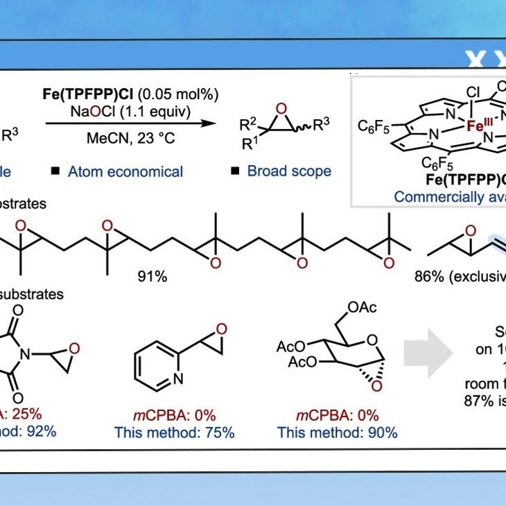 【JACS】美国威斯康星大学Shannon S. Stahl课题组：铁卟啉催化NaOCl与烯烃的环氧化反应