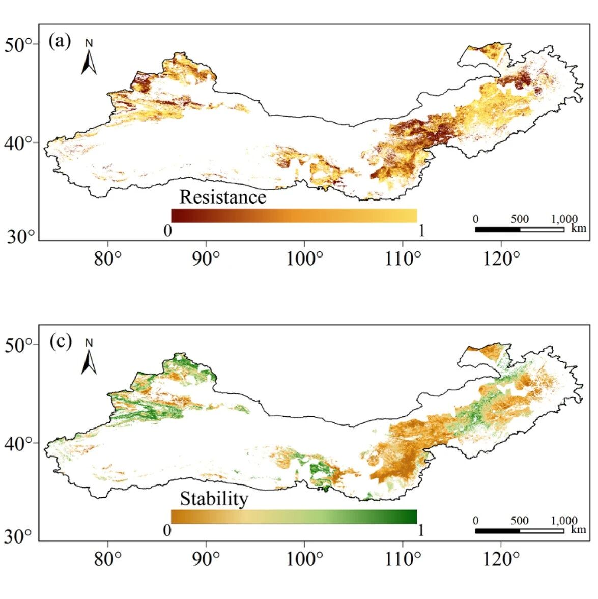 Forest Ecosystems | 北京林业大学水保学院科研团队在中国北方旱区植被碳吸收稳定性研究领域取得进展