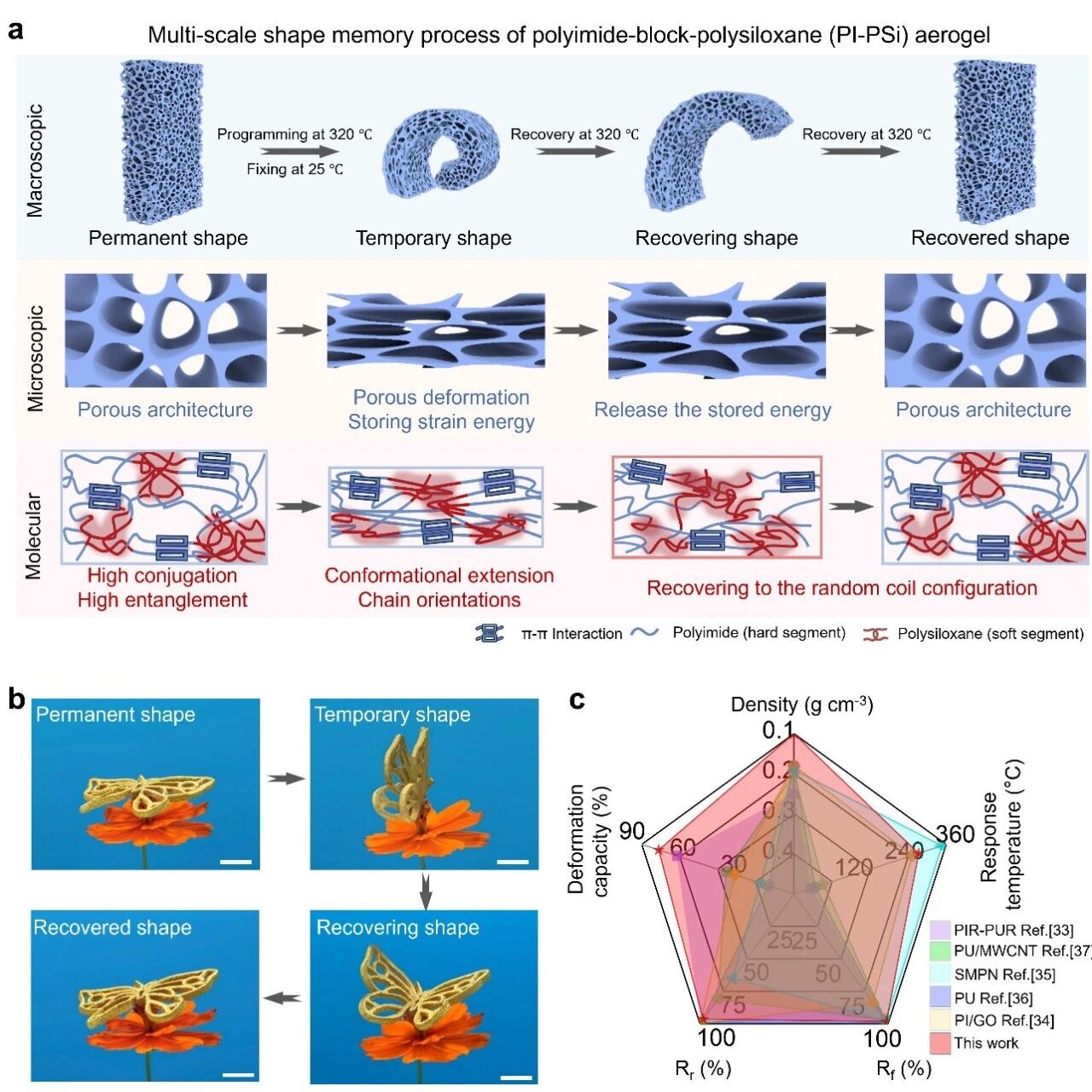 江南大学刘天西/樊玮团队 Macromolecules：分子网络与多孔骨架协同构筑高性能形状记忆聚合物气凝胶材料