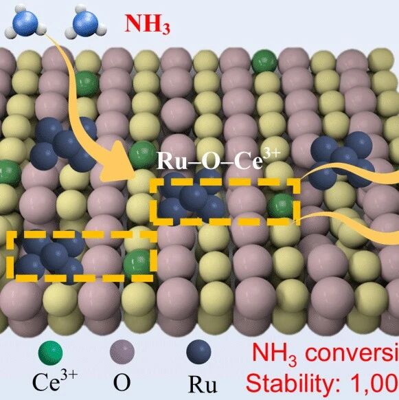 厦门大学王野教授课题组  ：钌基催化剂实现兼具高活性、高稳定性氨分解制氢