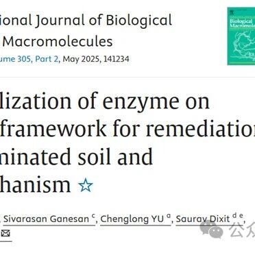 文献速递|成都理工大学蒲生彦团队IJBM:在共价有机框架上高效固定酶以修复芘污染土壤及其降解机制
