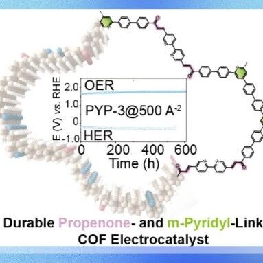 三峡大学李东升、赵君/海南大学郑学荣/香港城市大学张其春等Angew. Chem.：水相串联构筑双连接键 COFs，实现工业级电流密度稳定产H₂/O₂