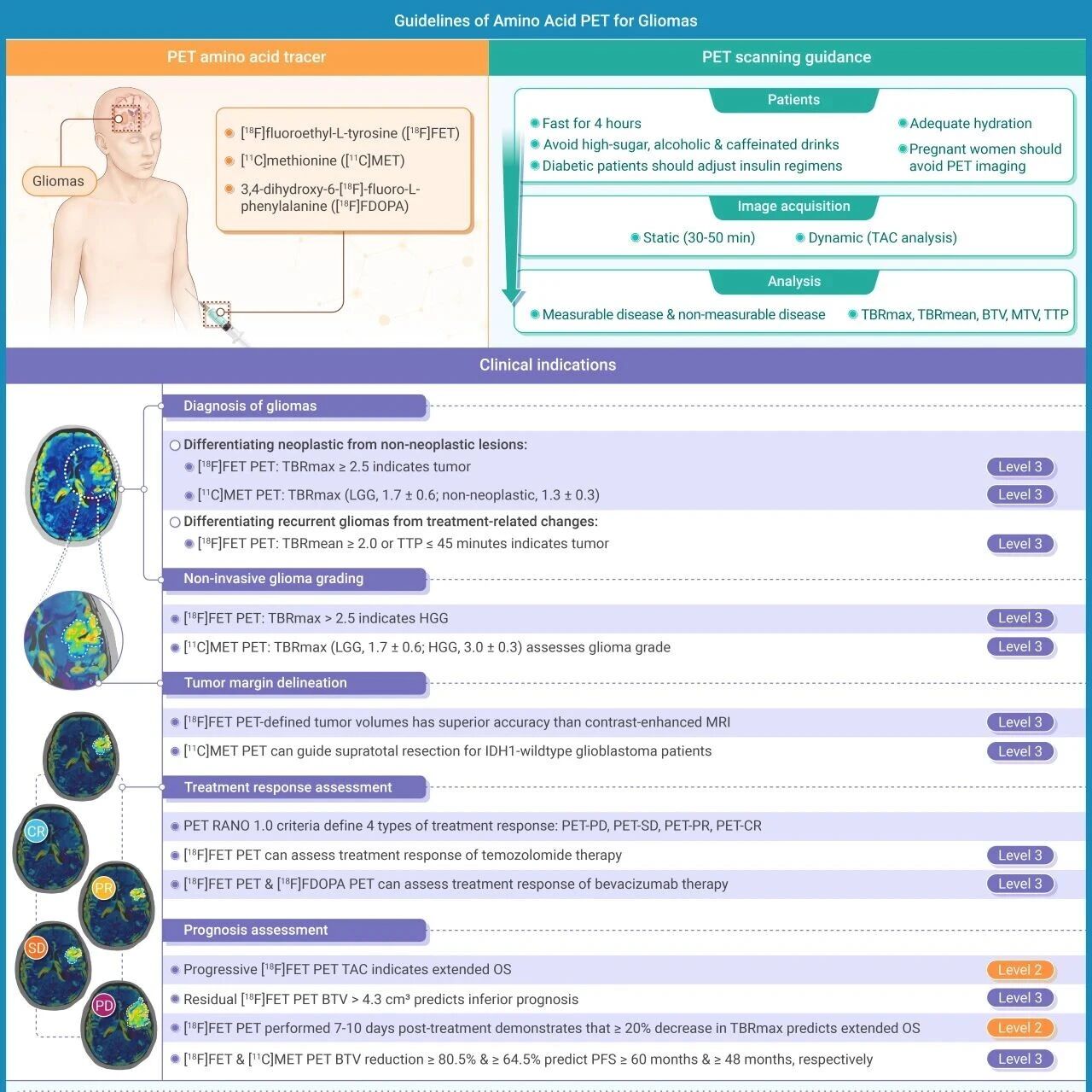 The Innovation Oncology | 氨基酸PET在胶质瘤中应用的临床指南