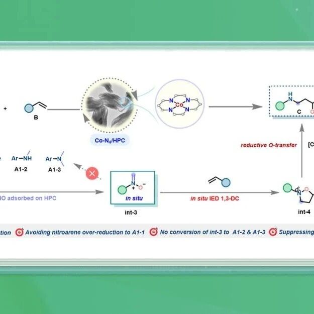 华南理工张珉JACS：双功能单原子钴催化的还原串联反应——由大宗化学品直接多样化合成γ-氨基醇