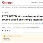 领域闹乌龙？继清华大学张浩等人的2篇Nature文章被撤稿，王康隆/张首晟等多团队发表的2篇Science文章被撤回