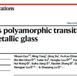 北京科技大学吕昭平教授团队《自然·通讯》：高熵非晶合金中的连续多形性转变
