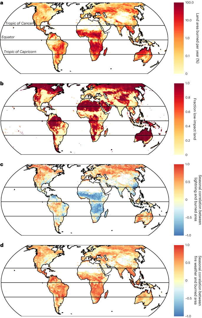 Extratropical forests increasingly at risk due to lightning fires