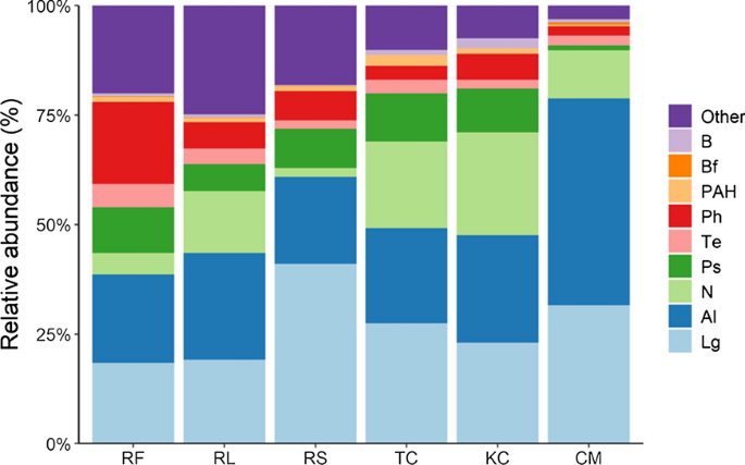 Insight in molecular degradation patterns and co-metabolism during rose waste co-composting